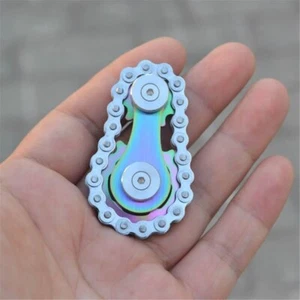 Toys Bike Chain For Adults Stainless Steel Fidget Spinner Toys Anti Stress Toy - Bild 1 von 7