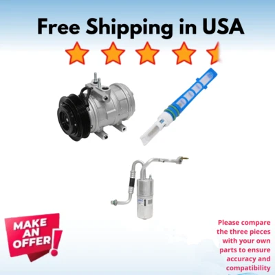 Kit Compressor A/C Fit Ford F-350 Super Duty 2008-2010, F-450 Super Duty 2008-10 - Image 1 of 4