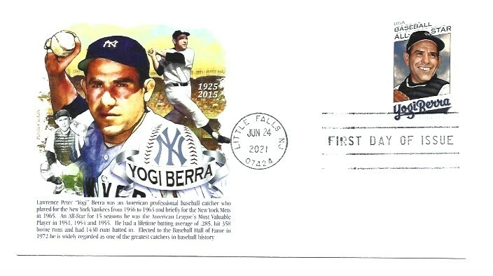  5608 Yogi Berra, Panda Cachets FDC  - Image 1 of 1