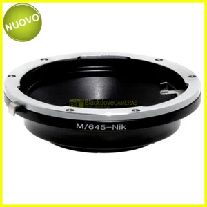 Nikon adapter x montare obiettivi Mamiya innesto 645 su corpi Nikon. Adattatore. - Imagen 1 de 3
