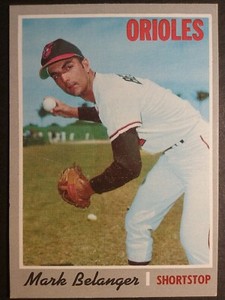 1970 TOPPS BASEBALL #615 MARK BELANGER ORIOLES EX-MT