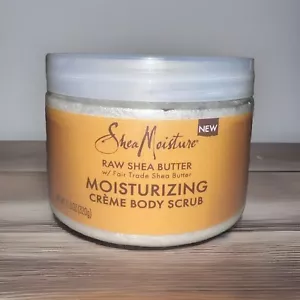 Raw Shea Butter, Moisturizing Crème Body Scrub, 11.3 oz (320 g) - Picture 1 of 4
