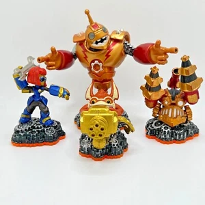 Skylanders Giants Tech Element Figures Bundle Bouncer, Drill Sergeant See Offer - Picture 1 of 12