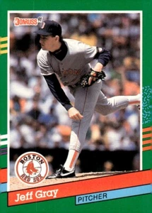 1991 Donruss #721b Jeff Gray - Boston Red Sox - Picture 1 of 2