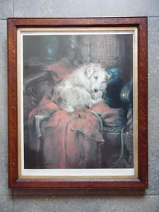 Dog Portrait A Well Earned Rest Philip Eustace Stretton Original Limited Edition - Picture 1 of 5