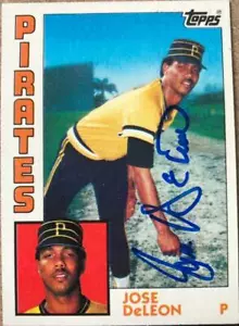 Jose DeLeon Autographed 1984 Topps #581 - Picture 1 of 1