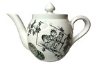 c 1883 Child's ‘ROSEBUD’ Teapot Grove & Stark Staffordshire Miniature
