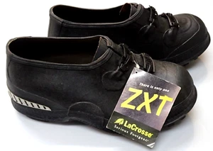 New w/Tags Tracktion By LaCrosse ZXT Rubber Overshoes-Buckles  Mens Size 7 - Picture 1 of 3