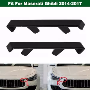 Pair Front Bumper Panels Trim Insert Molding For Maserati For Ghibli 2014-2017 - Foto 1 di 8
