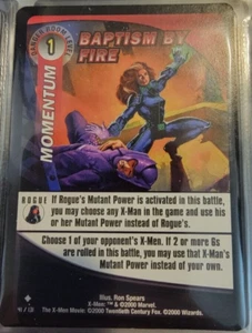 Cartas coleccionables Baptism By Fire # 41/131 X-Men poco comunes TCG WOTC 2000 XMEN - Imagen 1 de 1