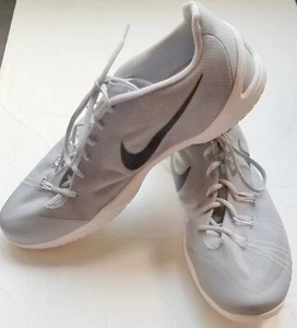 Nike Hyperchase Gris Blanco Zapatos Tenis Para Hombre Talla 17 - Excelente Estado - Imagen 1 de 12