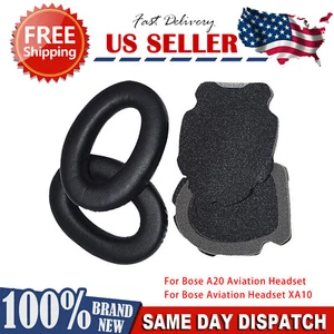 Over Ear Pads Cushions for Bose A10 Aviation X A10 Headset A20 A10 Headset - Picture 1 of 10
