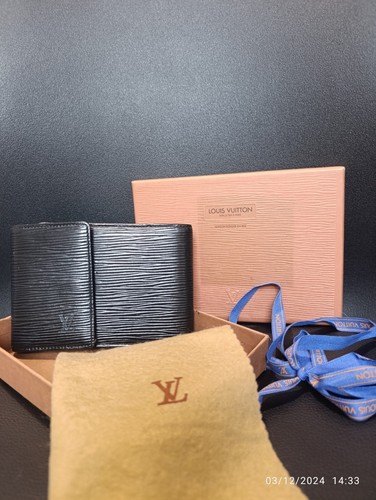 LOUIS VUITTON（LV） 1996 Louis Vuitton LV PORTE CHEQUE cuir Épi 1996 Boîte Dutsbag Bah