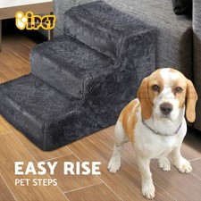i.Pet Pet Stairs 3 Steps Dog Ramp Ramps Foldable Portable Non-slip Washable Cat