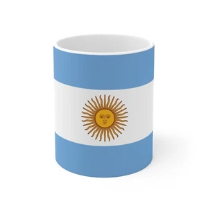 Argentina Flag Coffee Mug  Hispanic Heritage Latin America Souvenir Cup - Picture 1 of 11