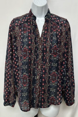 Camisa de mujer Abercrombie & Fitch talla S abotonada con frente plisado. Foto 1 de 4