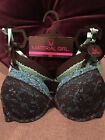 Material Girl Bras, 2 Pk, Multi Colored, Lace, 34C, New