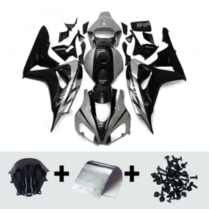 Grey Black Fairing Kit For Honda 06 07 CBR1000RR 2006 2007 Injection Body Kit - Bild 1 von 10