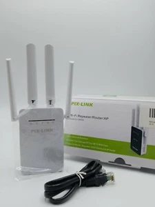 Pix-Link LV-WR09 300Mbps Wireless-N Wifi Signal Booster Répéteur/Routeur/AP - Photo 1/6