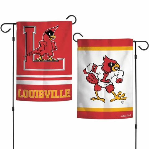 LOUISVILLE CARDINALS VAULT 12"X18" 2 SIDED GARDEN FLAG NEW WINCRAFT 🐦 Cover