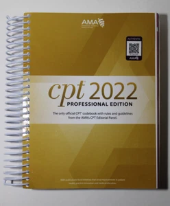CPT Professional 2022 by American Medical Association Spiral Book - Imagen 1 de 4