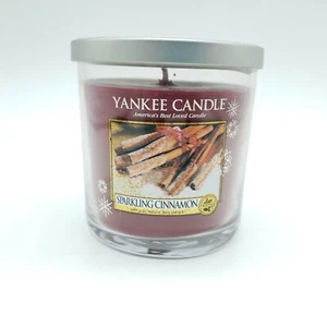 NEW Yankee Candle Sparkling Cinnamon 7 oz Pillar Jar Festive Collection  - Picture 1 of 3