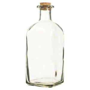 500ml Glas Vorratsflaschen mit Korkenverschluss Deckel Ideal Küche Cruet 3er Set - Bild 1 von 1