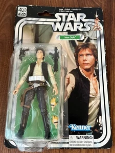 Star Wars 40th Anniversary Han Solo Actionfigur Neu Beschädigte Verpackung DC - Bild 1 von 2