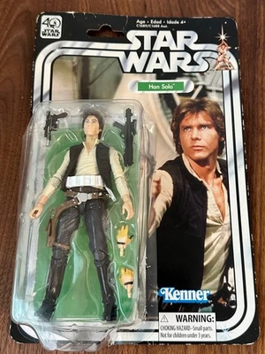 Star Wars 40th Anniversary Han Solo Action Figure New Damaged Packaging DC - Image 1 of 2