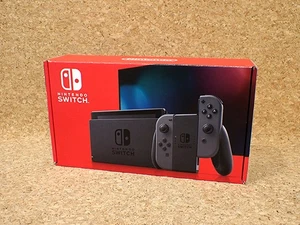 Gebrauchte Nintendo Switch Grau Joy-Con HAD-S-KAAAA 2019 Konsole mit SD-Karte - Bild 1 von 10
