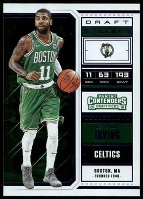 Panini Contenders Draft Picks 2018 Kyrie Irving 38 como nuevo Boston Celtics Foto 1 de 2