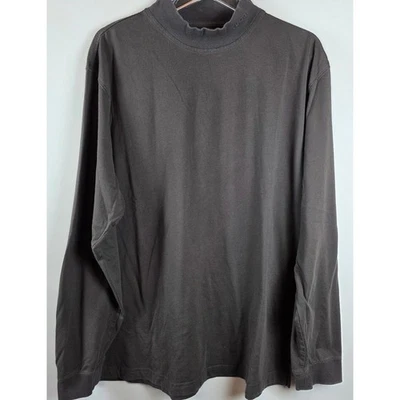 Camisa Pullover IZOD GOLF Para Hombres Talla XL Manga Larga Cuello Simulado Marrón Capas Preppy Foto 1 de 4