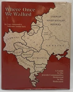 Where Once We Walked: Guide to Jewish Communities Destroyed in the Holocaust ~HB - Picture 1 of 18