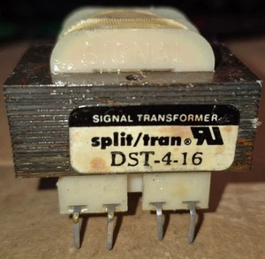 SIGNAL TRANSFORMER DST 4-16 Qty of 1 per Lot XFRMR LAMINATED 6VA THRU HOLE;Powe - Picture 1 of 1