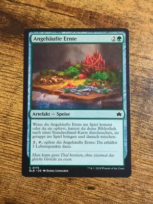 Magic The Gathering Bloomburrow Angehäufte Ernte C BLB0175 Deutsch NM - Bild 1 von 2