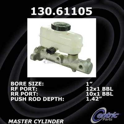 Centric Brake Master Cylinder For Ford Mustang 1999 2000 2001 2002 2003 2004 Foto 1 de 3