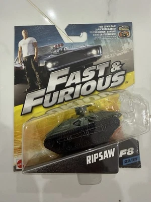 Fast and Furious Ripsaw 1:55 Scale Diecast Tank F8 Edition 22/32 Mattel 2016 NIP - Image 1 of 4