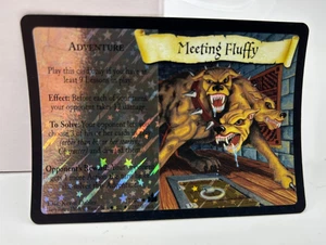 Harry Potter TCG Adventures At Hogwarts Meeting Fluffy Holo Rare # 17/80 Card - Picture 1 of 3