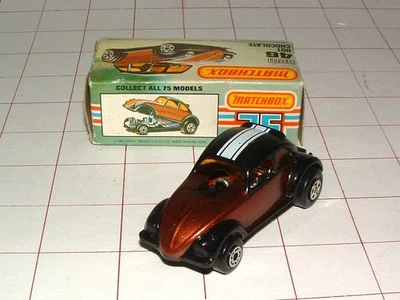 1981 MATCHBOX SUPERFAST DIE-CAST # 46 HOT CHOCOLATE WOLKSWAGEN MINT IN THE BOX - Image 1 of 4