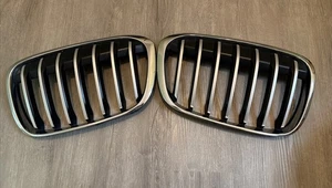 BMW X1 GRILLE FRONT BUMPER PAIR 7354823 7354824 F48 2014 - 2020 X Line - Bild 1 von 8