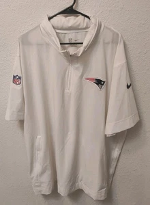 Nike NFL New England Patriots Team Issue On-Field Hooded Coaches Jacket 3XL Tall - Picture 1 of 13