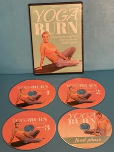 YOGA BURN 4 DVD Set~PREMIUM PACKAGE~ Helping Women Get LIGHTER, SEXIER, HAPPIER! - Foto 1 di 6