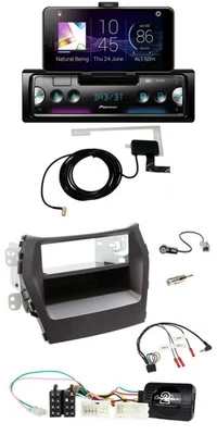Pioneer DAB Bluetooth Lenkrad USB Autoradio für Hyundai Santa Fe ab 2012 schwarz - Bild 1 von 4