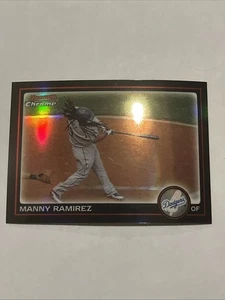 2010 Bowman Chrome Refractor Manny Ramirez #135 - Picture 1 of 2