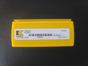 Kennametal NG3097L - 4109804 KCU25 Grade Hartmetall Nuteinsätze 5 Stück NOS - Bild 1 von 2