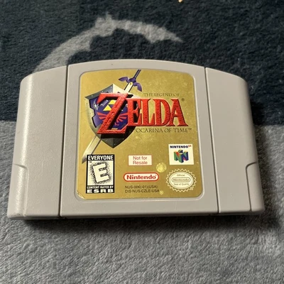 Zelda Ocarina Of Time (N64) NFR Not For Resale Tested Authentic N64 Very Rare - Image 1 of 3