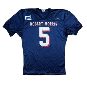 Vintage Rawlings Robert Morris Colonials #5 Football Jersey Player Cut Size XL - Picture 1 of 11