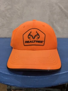 Real Tree Logo Hat Blaze Orange Adjustable - Picture 1 of 4