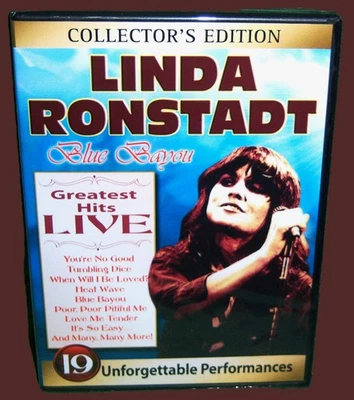 NEW RARE OOP LINDA RONSTADT BLUE BAYOU GREATEST HITS LIVE COLLECTOR DVD 1977 - Image 1 of 2