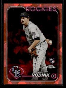 2024 Topps Cromo Zafiro Victor Vodnik Naranja/25 - Imagen 1 de 2